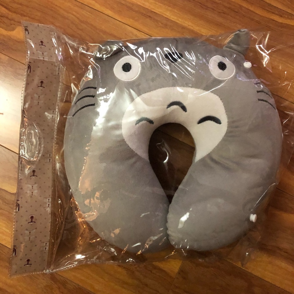 Totoro neck pillow for plane